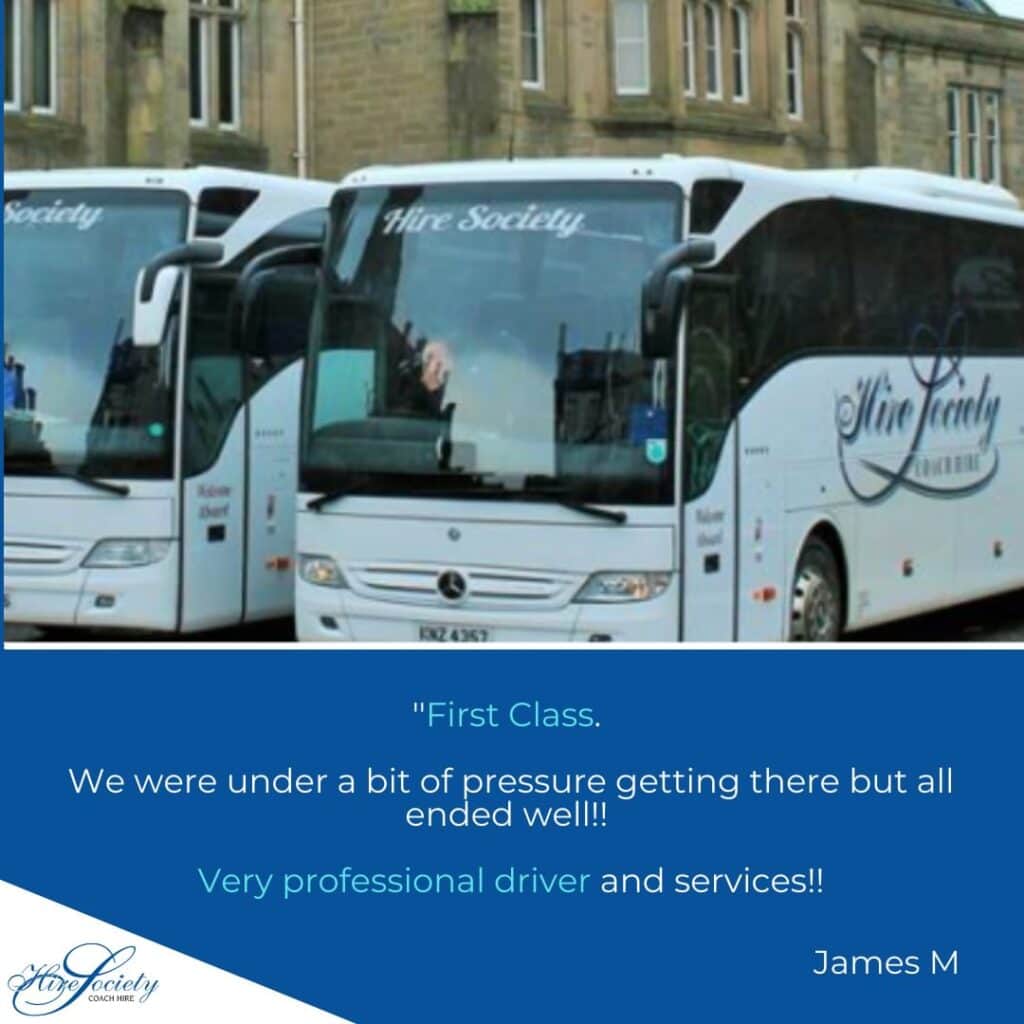 Hire Society coach hire in Scotland