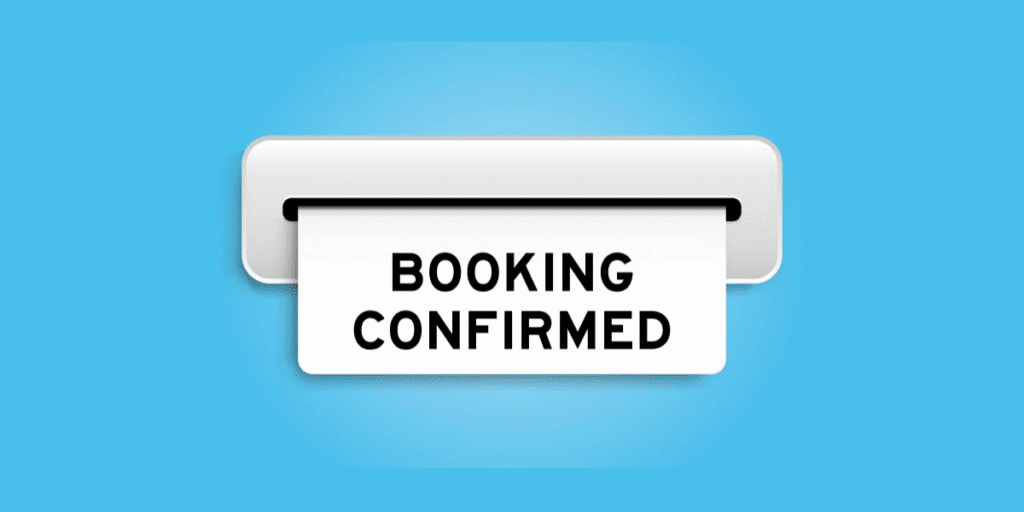 Confirm the Booking