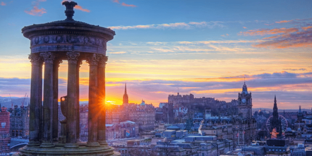 Calton Hill – The Sunset Spot