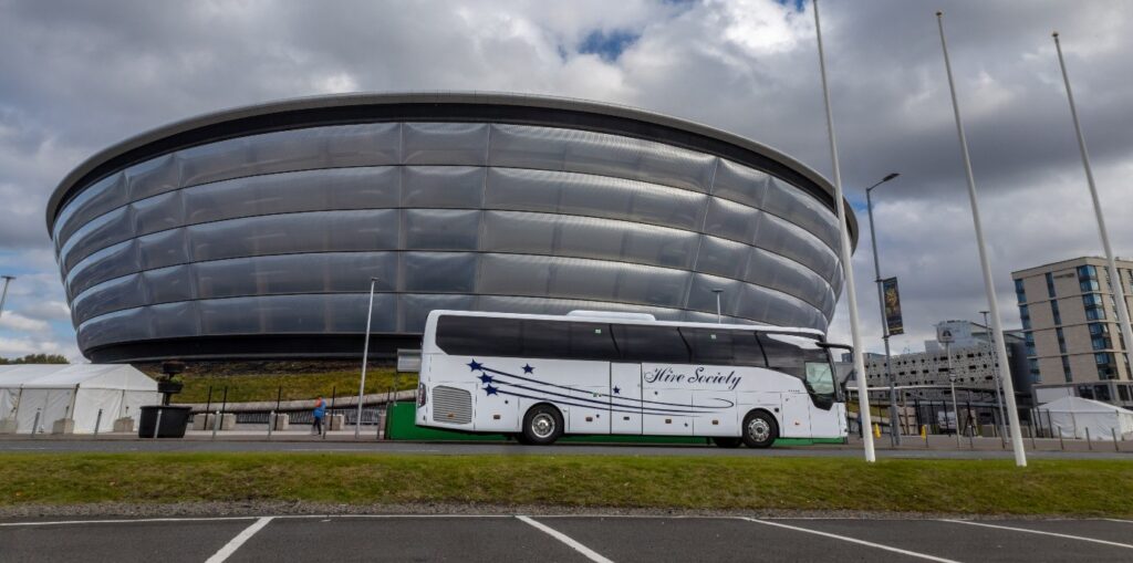 Hydro Glasgow - Hire Society Coach