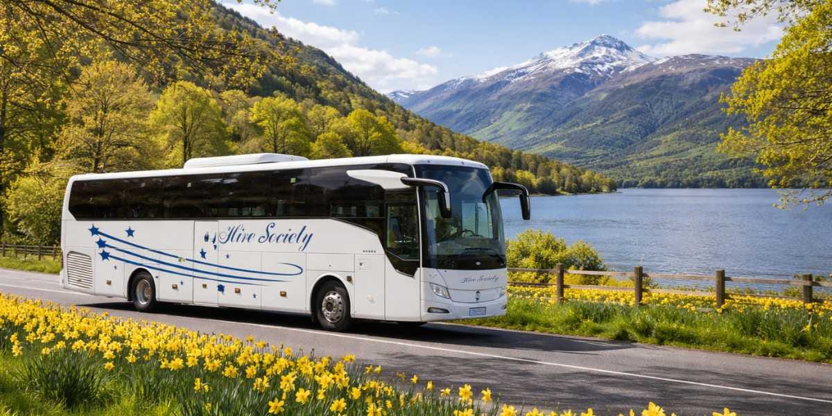 Group Coach Hire Society Scottish Highlands in spring