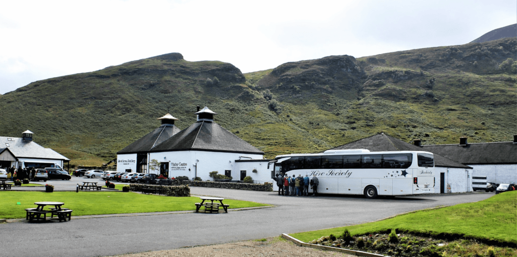 Village Centre Arran Group Hire Society Coach Pick-up