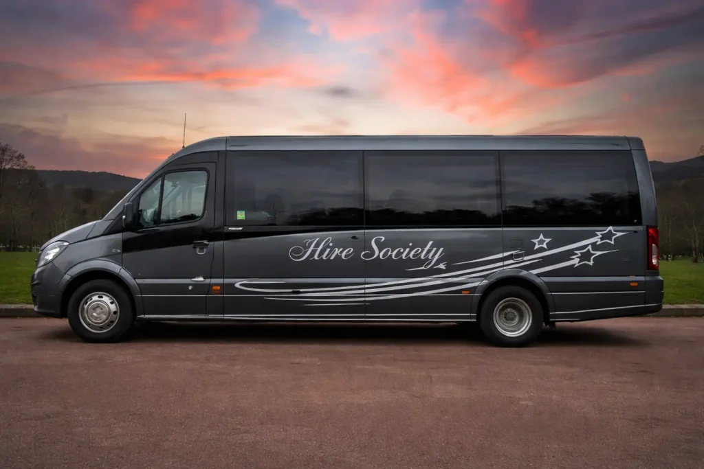 19 Seater Midi Coach Side Profile