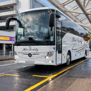 Hire Society Coach at Glasgow Airport GLA