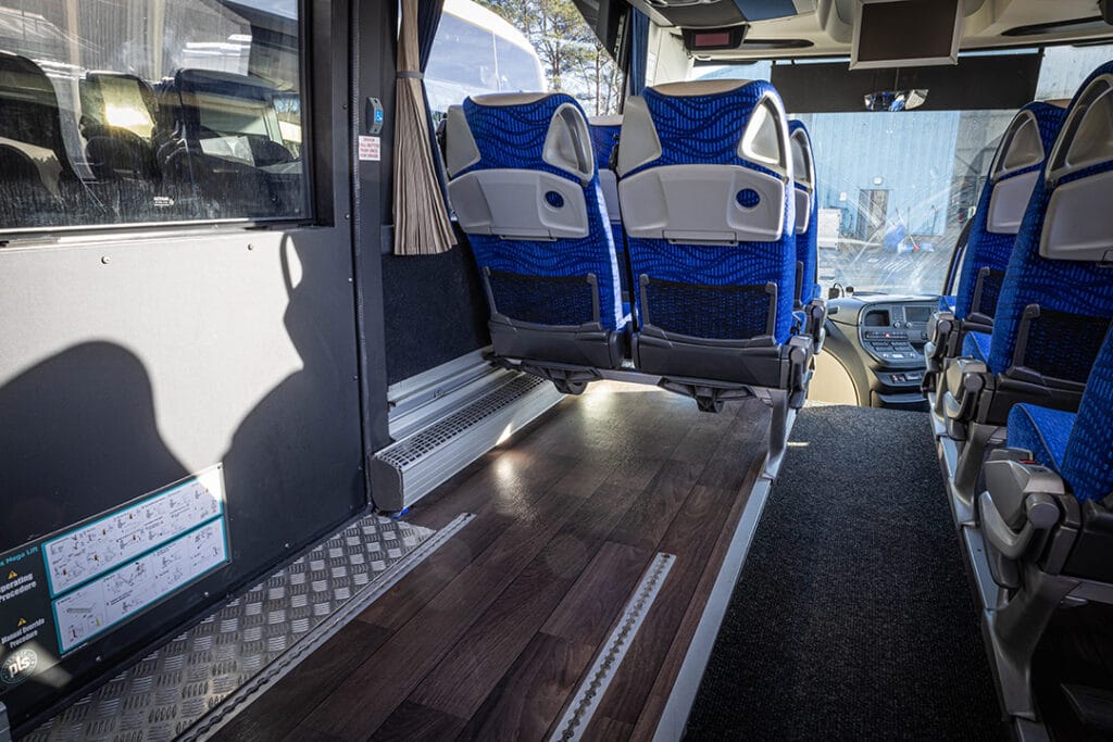Hire society Tourismo Coach Interior 5